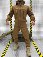 Тактический теплый военный комплект Leader ( Куртка + Штаны ), Камуфляж: Койот, Размер: XXL - изображение 1