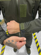 Тактичний теплий військовий комплект Badger ( Куртка + Фліска + Штани ), Камуфляж: Олива, Розмір: S - зображення 4