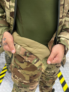 Тактичний теплий зимовий військовий комплект Mission ( Куртка + Штани ), Камуфляж: Мультикам, Розмір: XXL - зображення 8