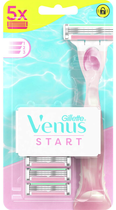 Змінні картриджі для гоління Gillette Venus Start 5 шт (7702018591176) - зображення 1