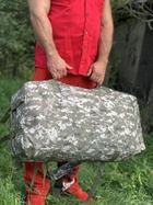 Сумка баул - рюкзак тактичний (100л)Укрпіксі Original - зображення 5
