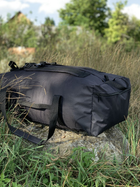 Сумка баул - рюкзак тактический (100л)Black Original - изображение 8