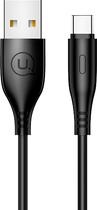 Kabel Usams U18 US-SJ267 USB - USB-C 1 m czarny (6958444962047) - obraz 1
