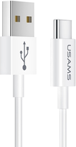 Kabel Usams U23 US-SJ285 USB - USB-C 1 m biały (6958444962870) - obraz 1