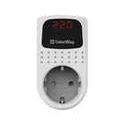 Реле напруги ColorWay (16A/3680W) 150V-210V/230V-280V DS2 white (CW-VR16-02D)
