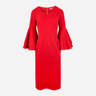 Sukienka ołówkowa damska Makover K002 M Czerwona (5903068457258) - obraz 3