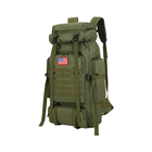 Тактический рюкзак Tactic Оксфорд MOLLE 70л большой армейский баул водонепроницаемый 50x39x25 см для военных, охоты - изображение 4