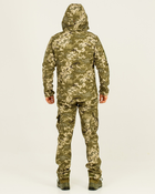Костюм камуфляжний утеплений на флісі, куртка з капюшоном, тканина софтшелл піксель 54 - зображення 4