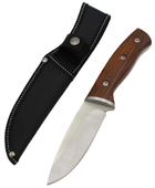 Нож охотничий 611 USA толстый клинок, удобная рукоять, качественная сталь - изображение 5