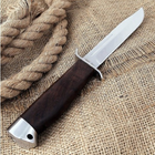 Нож Охотничий в Кожаном чехле с Удлиненным лезвием и Гардой GW 024 ACWP-L - изображение 7