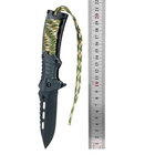 Нож Складной Карманный с огнивом и свистком Полуавтоматический FLINT - изображение 8