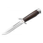 Нож Охотничий в Кожаном чехле с Удлиненным лезвием и Гардой GW 024 ACWP-L - изображение 10