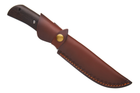 Нож Охотничий с широким клинком в кожаном чехле FB 1883 - изображение 4