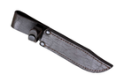 Нож Охотничий с в кожаном чехле с удлиненным лезвием и гардой GW 024UBQ-L - изображение 6