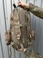Тактичний рюкзак бежевий камуфляж - зображення 7