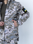 Тактическая куртка с флисом Terra Hot светлый пиксель XL - изображение 4