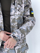 Тактическая куртка с флисом Terra Hot светлый пиксель 3XL - изображение 5