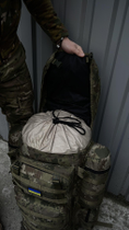 Тактический рюкзак 'FIELD' зеленый камуфляж 160 л. - изображение 8