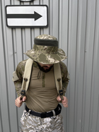 Тактический рюкзак светлый бежевый (песок) с косым карманом 120 л. - изображение 3
