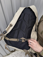 Тактичний рюкзак світлий бежевий (пісок) із косою кишенею 120 л. - зображення 5