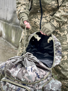 Тактический рюкзак 'FIELD' коричневый пиксель со светло-зеленым - изображение 6