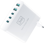 Зарядний пристрій 3MK Hyper Charger 140 W 3 USB-C 2 USB (5903108492379) - зображення 4