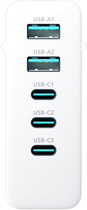 Зарядний пристрій 3MK Hyper Charger 140 W 3 USB-C 2 USB (5903108492379) - зображення 5