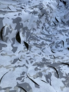 Сетка бесшумная маскировочная камуфляжная ТМ GERC 8х10 м зима (SMW-2_23 8/10) - изображение 8