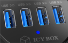 Hub USB Icy Box 4-port, USB 3.0 (IB-HUB1403) - obraz 3