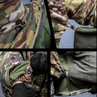 Куртка SoftShell + Толстовка флісова Armoline DIVISION Multicam. M - зображення 9