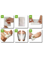 Пластырь детоксикационный для ног Kinoki Cleansing Detox Foot Pads в наборе 10 шт (KG-3331) - изображение 3
