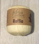 Пряжа Raffia116-02 Fibranatura 90 Молочный