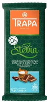 Шоколад без глютена та без цукру "Молочний" Stevia Trapa 75 г