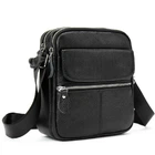Кожаный мужской мессенджер на два отделения Tiding Bag M56-1189A