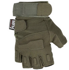 Тактичні безпалі рукавички MFH Defence Olive XXL - изображение 3