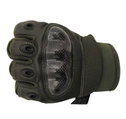 Тактичні рукавиці MFH Tactical Gloves Mission - Olive L - зображення 5