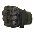 Тактичні рукавиці MFH Tactical Gloves Mission - Olive M - зображення 5