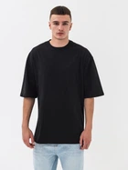 Футболка хлопковая длинная мужская Ray Oversize Unisex U0104M 2XL/3XL Black (RAY2000000022598)
