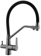 Смеситель-кран кухонный Kroner KRP Edelstahl Klassisch - PVD03817BLK