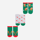 Набір шкарпеток дитячий YOCLUB Children's Christmas 3Pack Socks SKA-X013B-AA00 20-22 3 пари Multicolour (5903999444259) - зображення 1