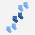 Zestaw skarpetek dla dzieci YOCLUB 3Pack Boy's Turn Cuff Sock SKA-0009U-0000-004 0-3 3 pary Blue (5904921626224) - obraz 1