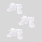 Zestaw skarpetek dla dzieci YOCLUB 3Pack Girl's Ruffle Socks SKA-0119G-010J-002 3-6 3 pary White (5904921627085) - obraz 1