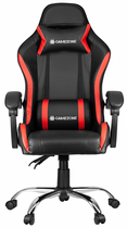 Крісло для геймерів Tracer Gamezone GA21 Black/Red (5907512869901) - зображення 1