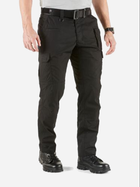 Тактические штаны мужские 5.11 Tactical 74512L-019 W54/L34 [019] Black (2000980608454) - изображение 2