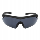 Окуляри балістичні Swiss Eye Nighthawk BLACK! + кріплення для окулярів - зображення 4