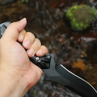 Нож Охотничий OD105 Black толстый клинок, металлическая рукоять - изображение 7
