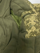 Військовий бушлат на флісі, водонепроникний, колір Піксель, розмір XXXXXL - зображення 11