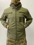 Армейская куртка SoftShell водонепроницаемая, теплая, цвет олива, XXL - изображение 5