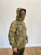Зимняя военная куртка на флисе водонепроницаемая, цвет Пиксель, размер XXXXL - изображение 8