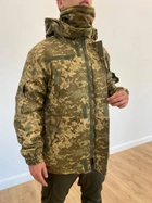 Зимняя военная куртка на флисе водонепроницаемая, цвет Пиксель, размер XXXXL - изображение 13